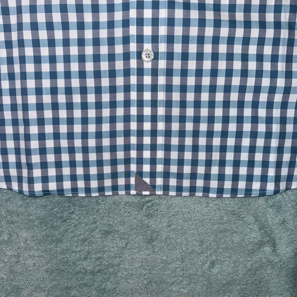 Untuckit Button down Gingham shirt wrinkle free slim fit Cotton 2XL - Picture 3 of 10